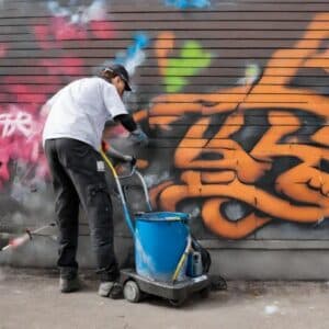 rimozione di graffiti